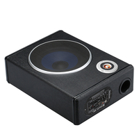 Subwoofer de voiture carré ultra-plat de 8 pouces, 12V 24V 220V, haute puissance, paire de tubes, subwoofer de voiture