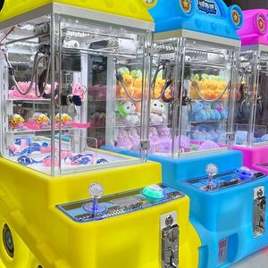 Artbel Fun Machine à griffes commerciale pour attraper les poupées, jeu d'arcade mini griffe pour parents et enfants, rose - Product Image 1