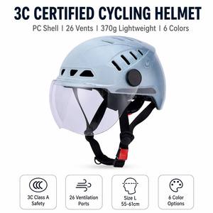 CCC Sertifikalı Elektrikli Scooter Kaskı PC Kabuklu EPS İç Astarlı Yarım Yüz Açık Yüz Unisex Erkek Kadın Toptan OEM - Product Image 3
