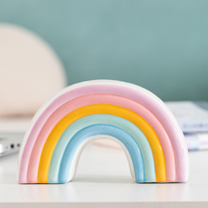 Caja <span class=keywords><strong>de</strong></span> dinero <span class=keywords><strong>de</strong></span> cerámica arcoíris creativa nueva al por mayor, caja <span class=keywords><strong>de</strong></span> dinero hecha a mano personalizada, bote <span class=keywords><strong>de</strong></span> ahorro <span class=keywords><strong>de</strong></span> monedas, <span class=keywords><strong>Banco</strong></span> <span class=keywords><strong>de</strong></span> monedas para niños para regalo <span class=keywords><strong>de</strong></span> decoración del hogar - Product Image 5