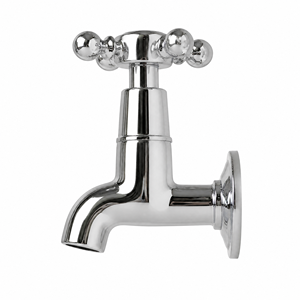 <span class=keywords><strong>Robinet</strong></span> <span class=keywords><strong>de</strong></span> lavabo mural extérieur moderne à un seul trou en zinc chromé avec noyau <span class=keywords><strong>de</strong></span> valve en laiton pour machine à laver - Product Image 1