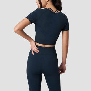 Diseña Tu Propio Logotipo, Camiseta Corta para Mujer, Camiseta Corta Informal de Alta Calidad, 100% Algodón, Diseño Sólido, Camisetas de Manga Corta - Product Image 2