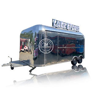 2025 Outdoor Commercial Catering Bar Mobile <b>Kitchen</b> Fast Food Trailer Fully Equipped Mobile Pizza Food Truck for Restaurant - Product Image 4