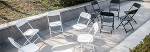 <span class=keywords><strong>Amazon</strong></span> Offre Spéciale <span class=keywords><strong>jardin</strong></span> Extérieur chaise pliante en plastique avec structure en métal - Product Image 5