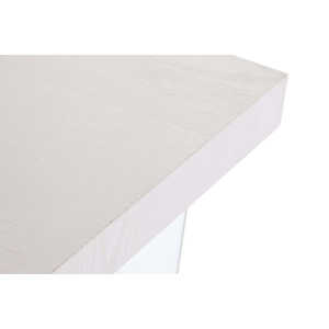 ESCRITORIO con MDF y VIDRIO TEMPLADO 120X50X76 BLANCO - Product Image 6