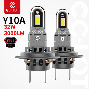 Phare LED automobile Y10A en aluminium aéronautique, ventilateur silencieux haute vitesse, 3000LM, pilote intégré, <span class=keywords><strong>ampoule</strong></span> de voiture - Product Image 1