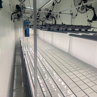 Système hydroponique Skyplant à circulation d'air purifié sous pression négative automatique, irrigation goutte à goutte/aquaponique/aéroponique multi-niveaux