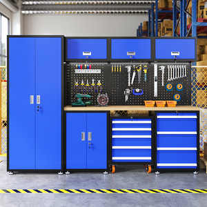 Armoire à outils combinée OEM pour atelier 4S, poste de travail de réparation automobile, chariot multifonctionnel, établi de réparation de vélos, 7 tiroirs - Product Image 5