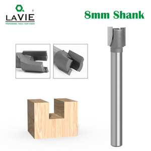 Straight Cut Carbide Tipped Router Bit 8X12X12mm For Woodworking With 8mm Shank And 80mm Length - Product Image 5
