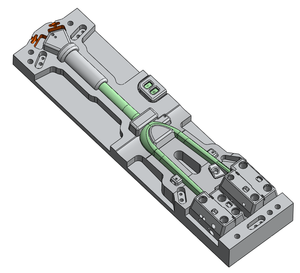 Molde de inyección de carbono de tamaño personalizado de alta calidad, horquillas de bicicleta del proveedor de Taiwán, producto premium - Product Image 1