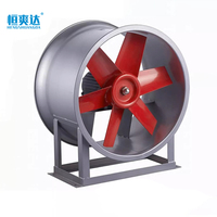 Ventilateur axial T30 A/C 220V pour ventilation industrielle, idéal pour atelier, entrepôt, usine, avec pales en acier au carbone et roulement à billes - Neuf