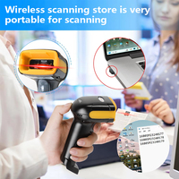 Lecteur de codes-barres portable USB Wilress 1680SW 1D/2D, scanner portable QR PDF417, compatible Android et Windows, format A4, source lumineuse CMOS, en stock