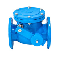 F86 DN50 double bride joint dur clapet anti-retour en fonte pour fluide