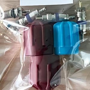 อะไหล่แอร์รถยนต์ วาล์วซีทพอร์ตสีแดงน้ำเงิน AC.113.176 ใหม่ สำหรับรถยนต์ออดี้ บีเอ็มดับเบิลยู มินิ วาล์วแอร์รถยนต์ แก๊ส <span class=keywords><strong>R12</strong></span> R134A ฝาครอบและวาล์ว K - Product Image 3