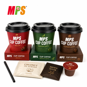 Vendita diretta in fabbrica caffè nero certificato Halal in polvere di caffè istantaneo alla nocciola popolare a buon mercato - Product Image 1