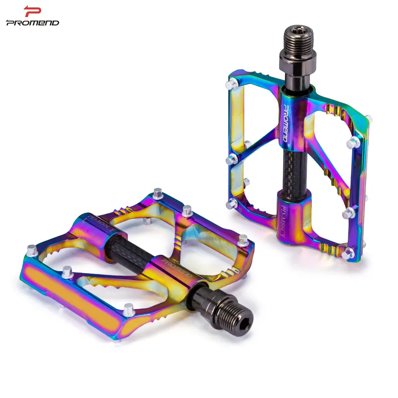 Trung Quốc Sản Xuất Xe Đạp PEDAL Cho Xe Đạp Leo Núi 3 Kín Mang Nhẹ BIKE PEDAL MTB Cầu Vồng Màu Nhôm Bàn Đạp