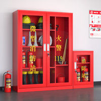 Armoire Moderne en Acier pour Équipement de Lutte Contre l'Incendie et d'Urgence, Armoire de Stockage d'Équipement Incendie pour Usine, Centre Commercial, École