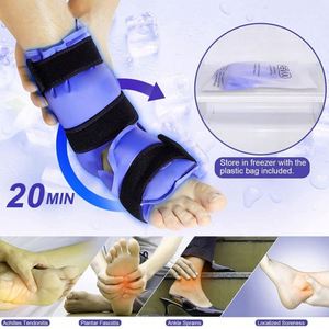 Practical Hot and Cold Therapy Foot & <b>Ankle</b> Pain Relief Cooling <b>Ice</b> <b>Pack</b> Reusable Gel Set with Leak-Proof Adjustable Design - Product Image 3