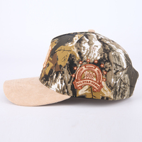 Casquette de baseball camouflage en gros d'usine, logo personnalisé, style rétro vintage, 5 panneaux structurés, pour sports de plein air