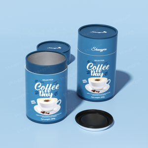 Tùy Chỉnh Tái Chế Cấp Thực Phẩm Ống Các Tông Xi Lanh Hộp Cho Cao Cấp Cà Phê Trà Giấy Ống Bao Bì Và Matcha Cookie Kẹo Có Thể - Product Image 2