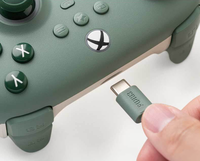 Control de Juego con Cable 8BitDo Ultimate C, Iluminación RGB, Anillo de Fuego, Motor de Vibración, Giroscopio de Seis Ejes para Series X/S Windows