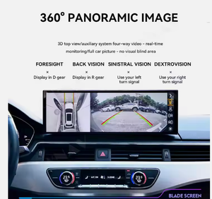 ZWNAV pemutar Multimedia mobil, Unit kepala Stereo layar tampilan GPS Radio mobil 14.9 inci untuk Audi A4L A5 2017-2019 - Product Image 5