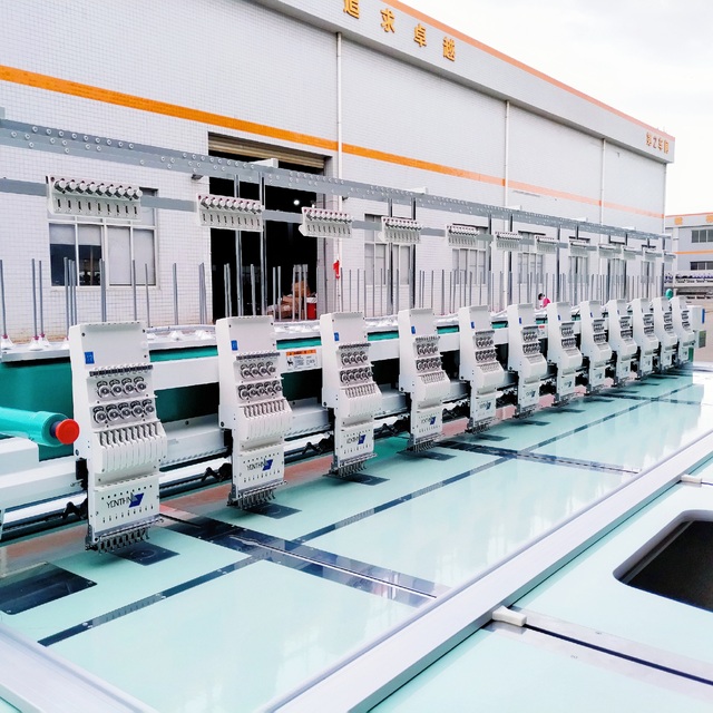 Yonthin High Speed Like Tajima Industrial 12 Head Flat Embroidery Machine Computerized Price