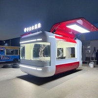 Camion alimentaire entièrement équipé Remorque mobile de restauration Chariots mobiles extérieurs entièrement équipés pour bière crème glacée café Remorques alimentaires