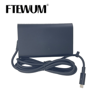 Adaptateur d'alimentation FTEWUM 65W USB-C Type-C 20V 3.25A pour Dell XPS13 XPS12 Latitude 7410 9410 9510 Venue 10 Pro