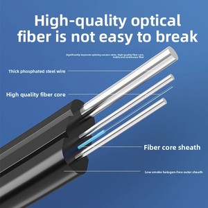 GJYXCH/GJCH Steel Wire Reinforced Butterfly Fiber Optic <strong>Cable</strong> Telecom Grade Indoor <strong>Outdoor</strong> Fiber-to-the-Home <strong>Extension</strong> - Product Image 3