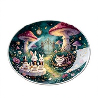 Service de Table Personnalisable en Porcelaine de Luxe Style Fantaisie Doré – Vaisselle Moderne en Céramique et Porcelaine Fine Personnalisable