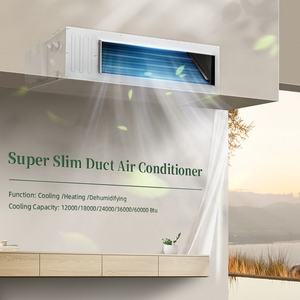Sistema de <span class=keywords><strong>Aire</strong></span> Acondicionado HVAC Gree con Ductos Ocultos, Alta Presión Estática, Bomba de Calor Inverter de 12000Btu-48000Btu, <span class=keywords><strong>Aire</strong></span> Acondicionado de Techo con Wifi - Product Image 2