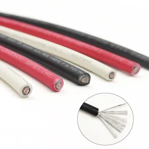 10mm2 Pure Copper Core Conductor Electric Wire Pv Cable For Solar Mounting System