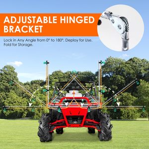 6-Nozzle Stainless Steel Folding Sprayer Boom 122" <strong>Spray</strong> Coverage ATV Sprayers Adjustable <strong>Spray</strong> Patterns Folding Design Easy - Product Image 5