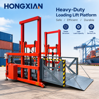 Mobile Dock Leveler 1-2T Platform Hidrolik untuk Memuat dan Membongkar Kontainer