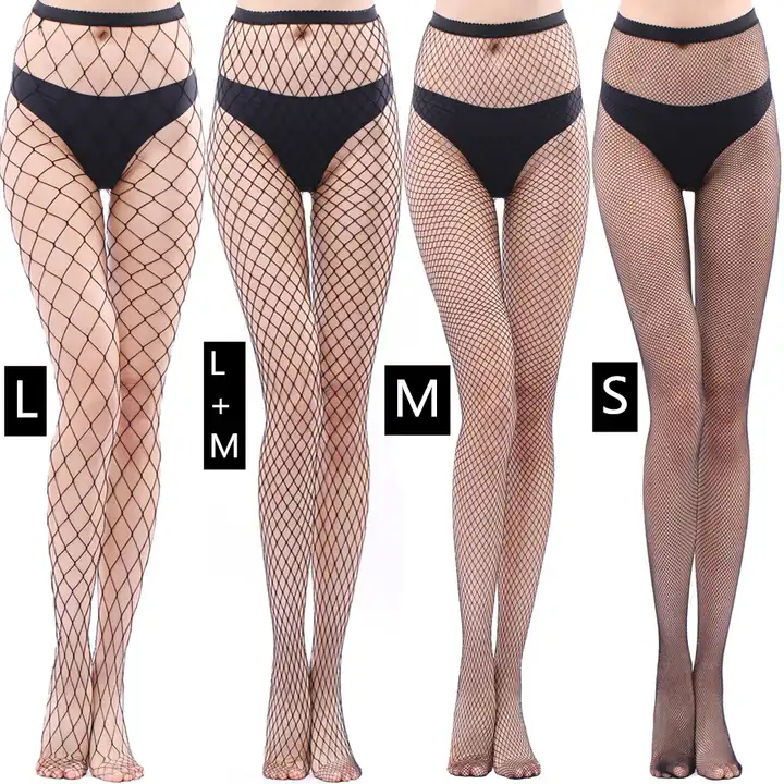 women's One Size Large Holes Fishnet