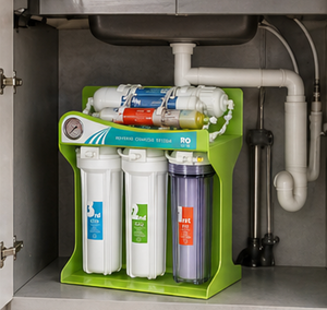 Système autonettoyant sous évier 5 étapes 100 GPD pour usage domestique et commercial – Filtration 5 étapes éliminant jusqu'à 99 % des impuretés - Product Image 1
