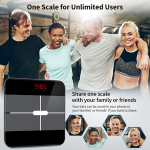 Độ Chính Xác Cao Kỹ Thuật Số 180Kg Màn Hình LED Phòng Tắm Quy Mô Thông Minh BMI Cơ Thể Chất Béo Quy Mô Cho Sử Dụng Nhà Trọng Lượng Đo Chức Năng Quy Mô - Product Image 4