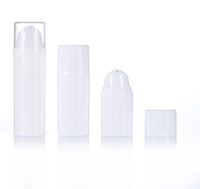 Flacon pompe airless en aluminium doré brillant pour soins de la peau, 10ml, 15ml, 30ml, 50ml, avec pulvérisateur et impression sérigraphique sur surface