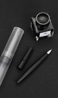 Jinhao série 80 fibre noir vintage premium stylo personnalisé bureau affaires cadeau métal lisse écriture stylo plume calligraphie