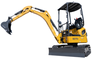 Miniexcavadora Nueva de 1.7 Toneladas con Giro Cero XE17U, Microexcavadora Compacta con Chasis Retráctil - Product Image 6