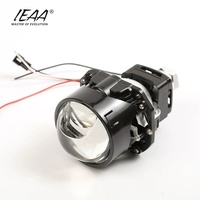 Phares LED de voiture HID projecteur 2,5 pouces, phare LED double lentille de projecteur, montage non destructif, 60 watts, 6000 lumens