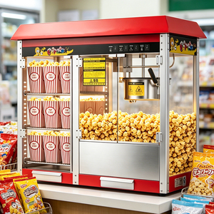 Machine à Popcorn Commerciale Facile à Nettoyer avec Armoire Chauffante Capacité 200G - Product Image 5