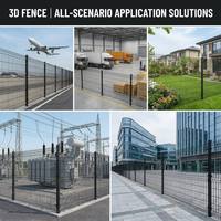 Oferta Especial: Malla de Alambre Soldada Curvada en V, Recubierta de PVC Galvanizado, para Cercas de Seguridad 3D en Jardines y Granjas