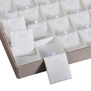 Custom Ring Earring Necklace Black and White Luxury Jewellery <b>Plastic</b> Tray for Jewelry <b>Display</b> - Product Image 5