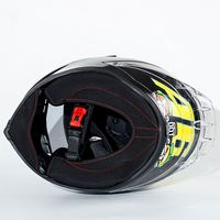 Casque de moto ABS de style populaire à prix d'usine casque intégral personnalisé à la mode