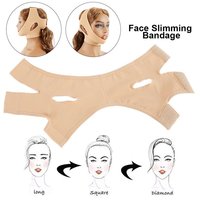 Éliminateur de double menton Jawline Shaper Réutilisable Visage Cou Mince Spandex Matériau respirant Double Menton Réducteur Lifting du visage
