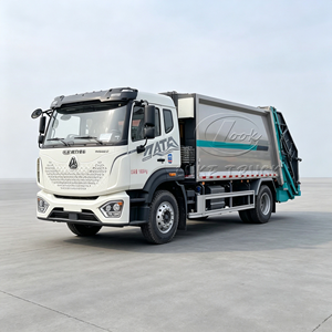 Camion de compression des déchets HOWO 4X2 18m³ à bas prix, camion de traitement des déchets à essieu unique pour le transport des ordures urbaines - Product Image 3