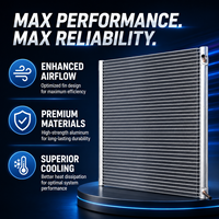 Condenseur de climatisation en aluminium à microcanaux à haute efficacité de transfert de chaleur, design écologique pour voitures, climatiseur portable