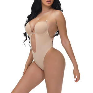 LANGQIN Body gainant dos nu pour femme, rehausseur de fesses, maintien ferme, respirant, fin - Product Image 3